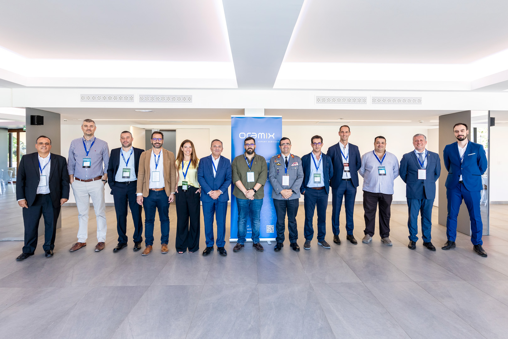 Participantes do almoço executivo na IT Security Conference